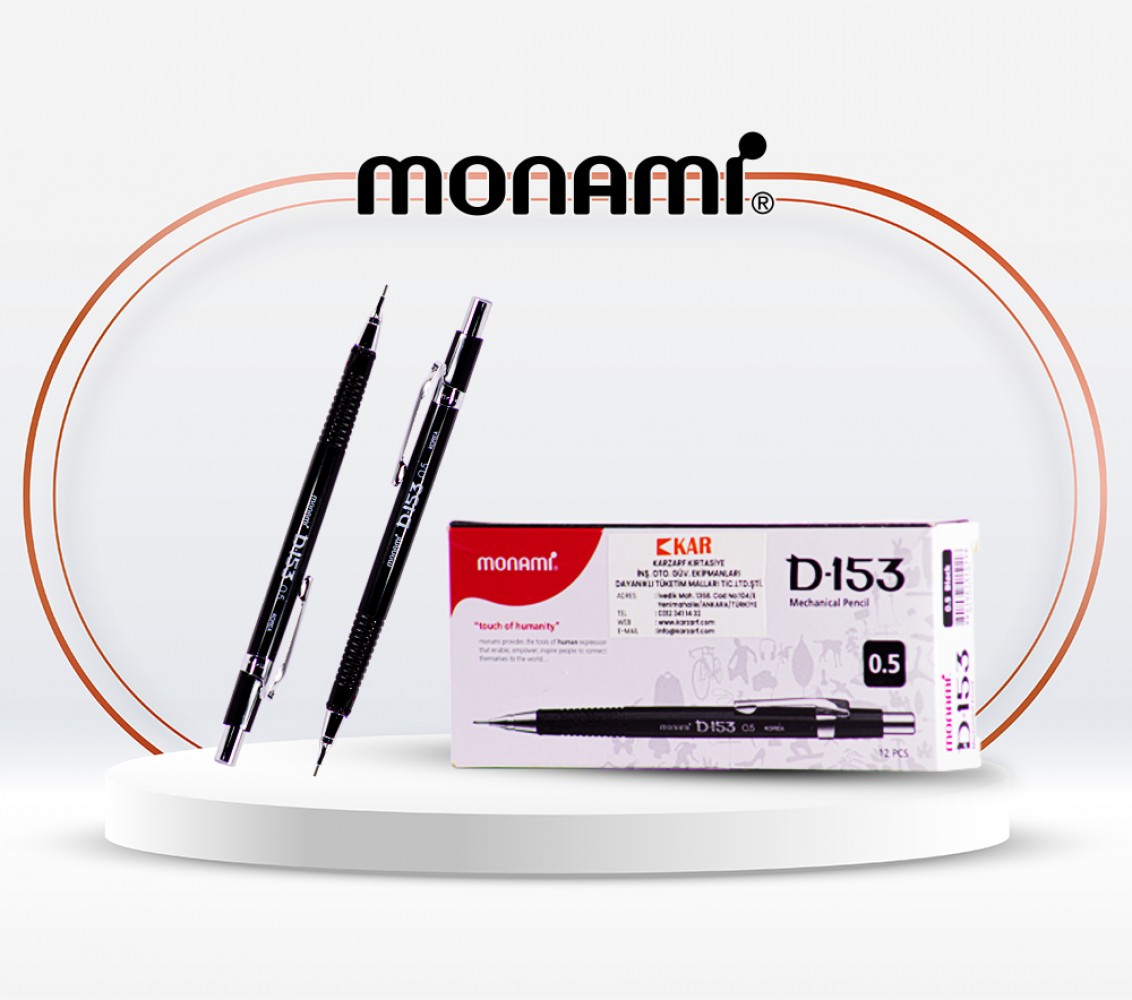 MONAMİ D-153 VERSATİL KALEM 0.5 MM BLACK