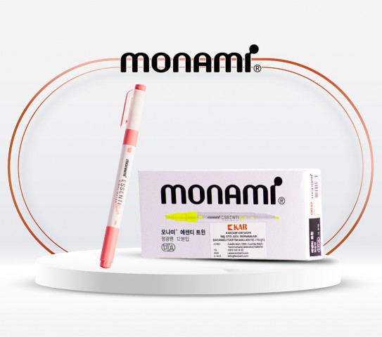 MONAMİ ESSENTİ TWİN FOSFORLU KALEM OR02 PEACH