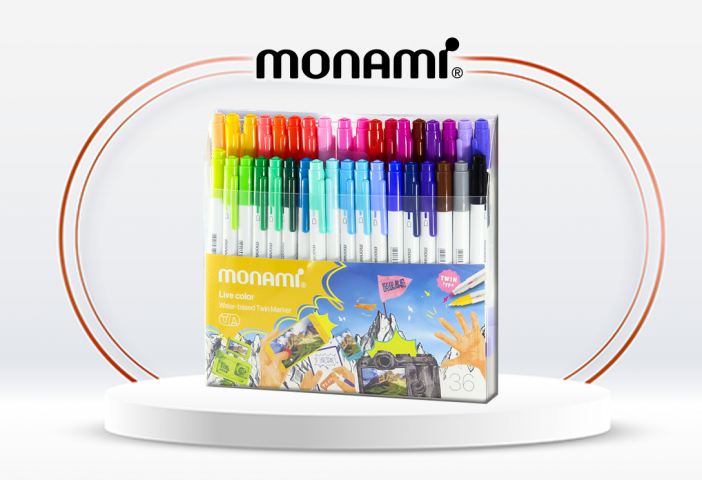 MONAMİ LİVE COLOR ÇİZİM KALEMİ 36 LI