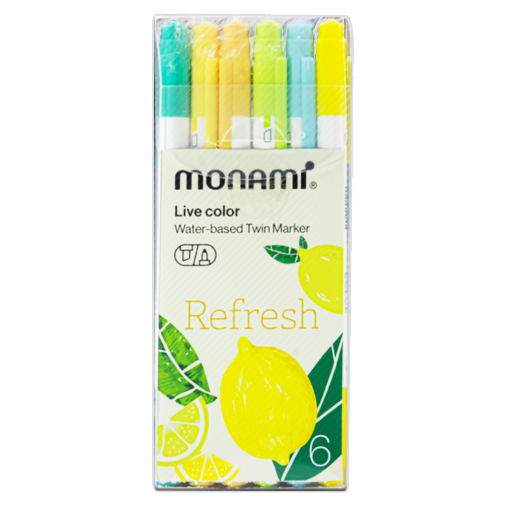 MONAMİ LİVE COLOR ÇİZİM KALEMİ 6 LI REFRESH
