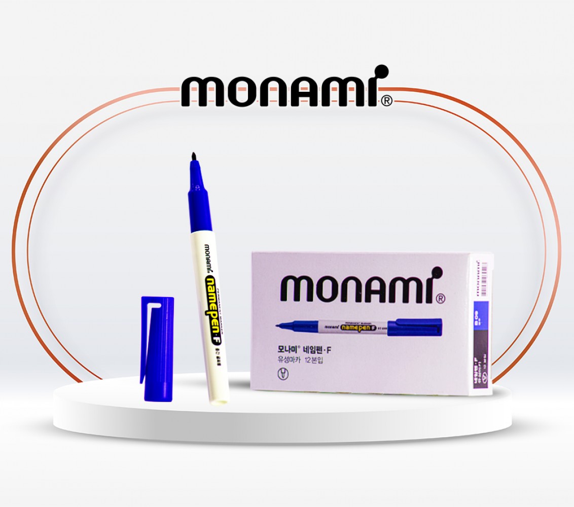 MONAMİ NAMEPEN PERMANENT MARKÖR MAVİ 12 Lİ B09