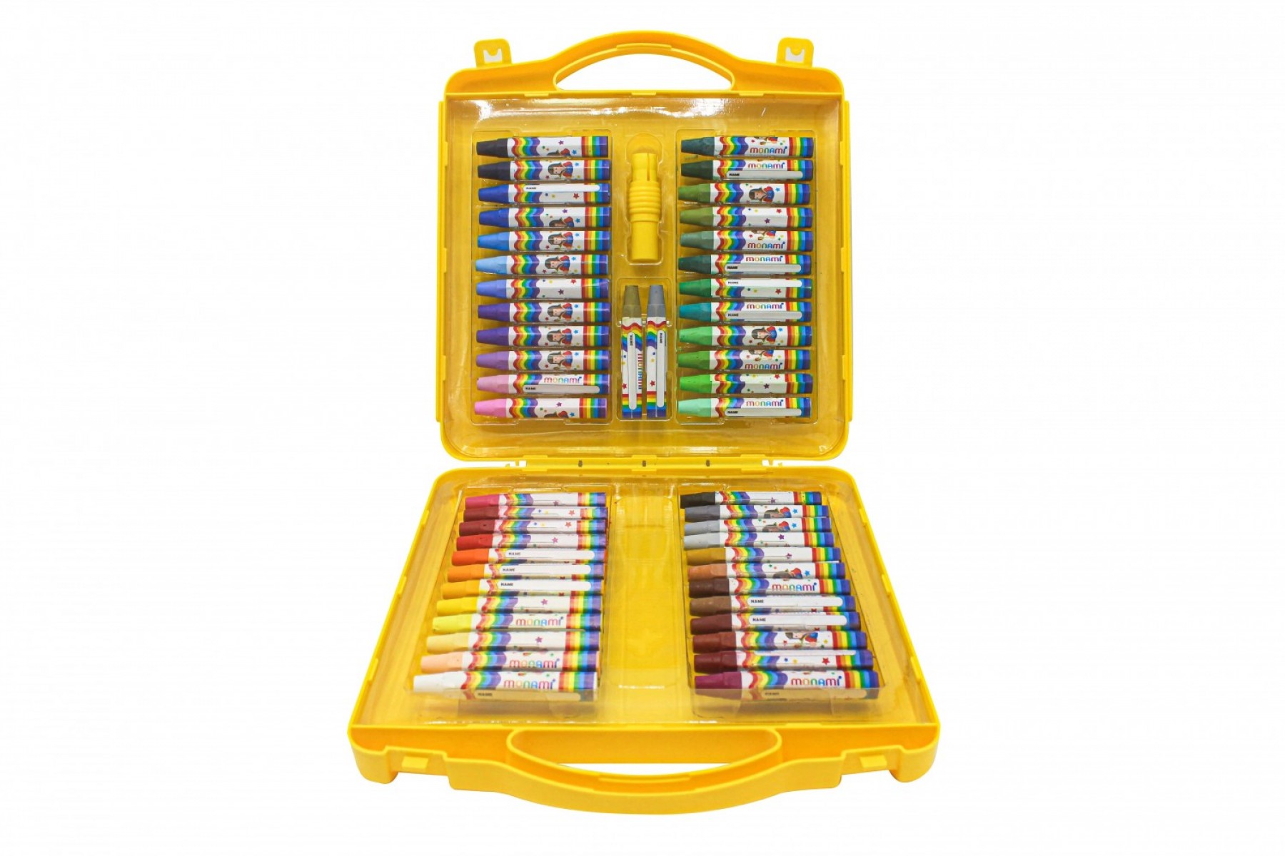 MONAMİ PASTEL BOYA 48+2  RENK PLASTİK KUTULU