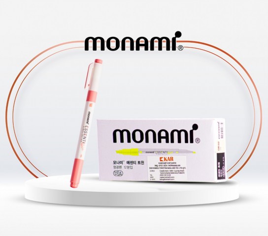 MONAMİ ESSENTİ TWİN FOSFORLU KALEM OR02 PEACH