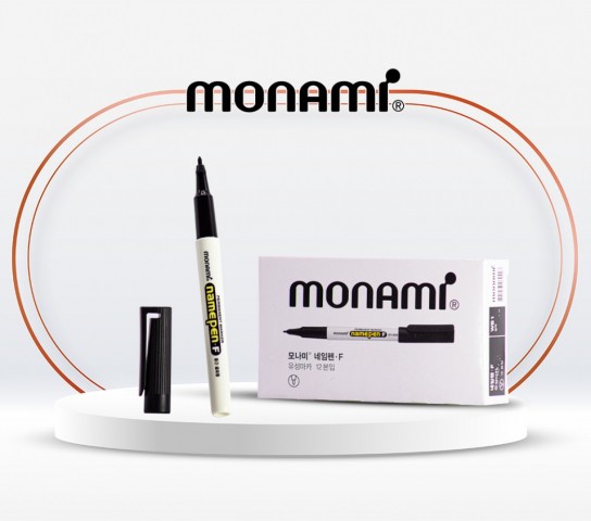 MONAMİ NAMEPEN PERMANENT MARKÖR SİYAH 12 Lİ WB1