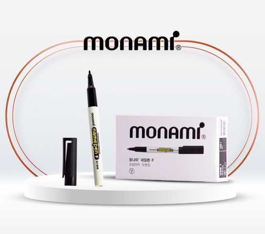 MONAMİ NAMEPEN PERMANENT MARKÖR SİYAH 12 Lİ WB1